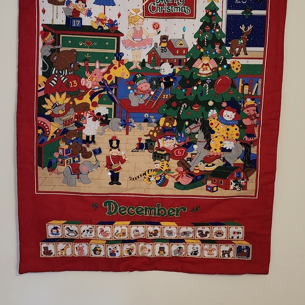 Christmas Advent Children's Wallhanging